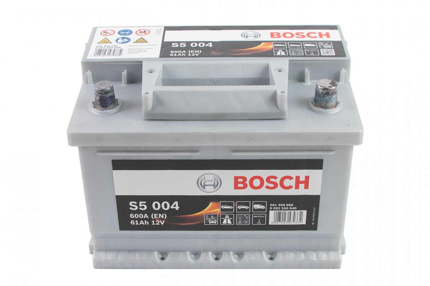 АКУМУЛЯТОР BOSCH 12В/61АГ/600А/13,99КГ